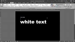 How to Turn Microsoft Word Black Background White Text - Change background color of page in a Word