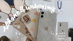 white iPhone 11 unboxing + cute shopee phone cases ☁️✨