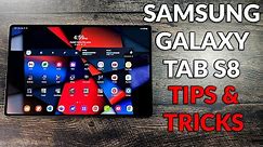 Samsung Galaxy Tab S8 - Tips & Tricks First Things To Do To Maker It Faster With Better Battery Life