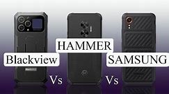 Blackview BL8000 Vs HAMMER BLADE V Vs SAMSUNG Galaxy XCover7 Rugged Smartphone Comparison | 2024.