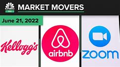 Kellogg's, Airbnb, and Zoom are some of today's stock picks: Pro Market Movers June 21