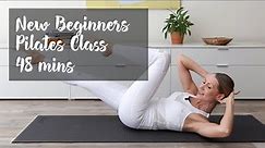 New Beginners Pilates Class - Step by step class of fundamentals for anyone new to Pilates