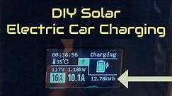 Solar Electric Car Charging At Home