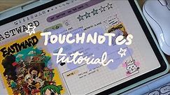 Touchnotes tutorial 🪶 Best free note taking app for android | Samsung Galaxy Tab S7