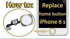How to replacement "home" button in iPhone 6s / iPhone 6
