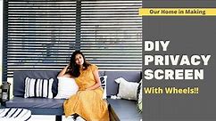 HOW TO BUILD PRIVACY WALL | DIY outdoor privacy | Build an outdoor privacy wall | DIY DECK SCREEN