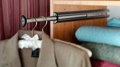 Hafele ''Synergy" Collection Closet Valet Rods | KitchenSource.com