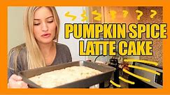 How to make a Pumpkin Spice Latte Cake! | iJustine Cooking