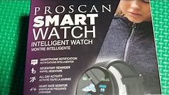 Proscan Smartwatch Unboxing