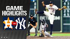 Yankees vs. Astros Highlights