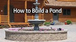 How To Build an Raised Pond