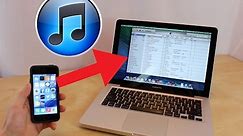 How To Transfer Songs From iPhone To Computer/ iTunes | Copy Music Mac Tutorial | iPod Touch iPad