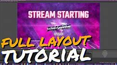 How to build a complete live stream layout: Start to Finish (COMPLETE GUIDE)