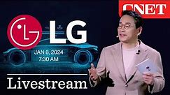 LG Product Reveal Event at CES 2024: CNET Watch Party