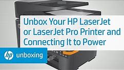 Unbox and Set Up the HP LaserJet M109-M112 and M109e-M112e Printer Series | @HPSupport