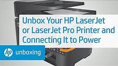 How to unbox and set up the HP LaserJet Pro P1106 plus and P1108 plus printer series