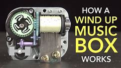 How a Wind Up Music Box Works
