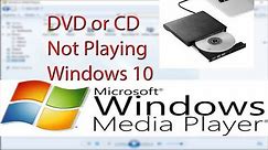 DVD Or CD Not Recognized Windows 10