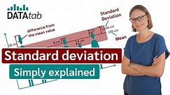 Standard deviation (simply explained)