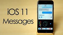 Watch: Messages gets new features and improvements in iOS 11 | AppleInsider