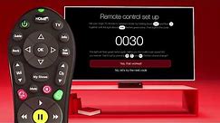 Programming your Virgin TV V6/TiVo remote to control your TV