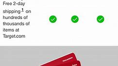 🎯Target RedCard - 5% Off at Target + $50 Bonus 🤑 RedCard Credit Card, Debit Card & Reloadable Card