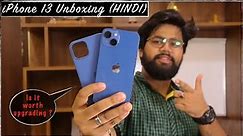 iPhone 13 Unboxing - Blue | Most Beautiful iPhone | Hindi