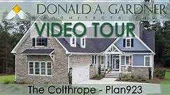Efficient cottage house plan designed for a narrow lot | The Colthorpe