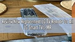 Review New Replacement LG TV Remote for All LG Smart TVs. MR22GA LG Magic Remote with Pointer and Vo