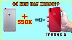 iPhone 6s Plus thêm 550k được iPhone X?? Quá trình độ vỏ iPhone mua trên SHOPEE | MUA HÀNG ONLINE