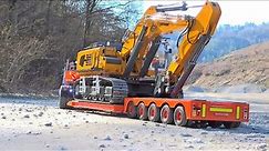 Liebherr R970 SME Work Extreme// Volvo FMX 8x8 with 5 Axle Steering Loader// INCREDIBLE RC