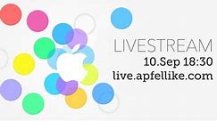 Apple iPhone 5C / iPhone 5S Keynote Livestream - APFELLIKE