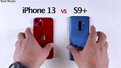 iPhone 13 vs samsung S9+ | SPEED TEST