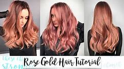 Rose Gold Hair Tutorial