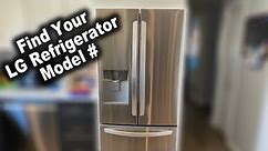 How to Find LG Refrigerator Model and Serial Number
