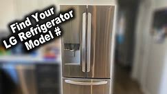 How to Find LG Refrigerator Model and Serial Number