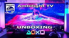 Philips Smart TV 4K UHD OLED 48OLED707/12 Ambilight HDR (2022) Unboxing with Setup & Test (Greek)