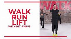 Walk Run Lift with Hit Songs | 45 Minute Workout
