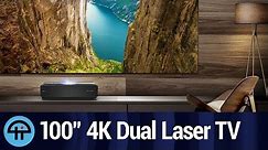 Hisense 100" 4K Dual Color Laser TV Review