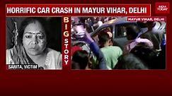 Woman killed as speeding car rams into shop in Delhi market