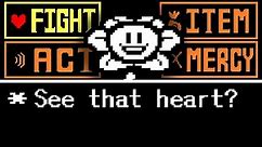 What if You Use BUTTONS In the First Flowey Encounter? [ Undertale ]