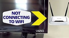 How to Fix VIZIO TV Won't Connect to WiFi Network || VIZIO Smart TV not Connecting to WiFi