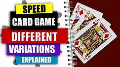 Speed Card Game Different Variations | How To Play Speed | Speed Game Rules