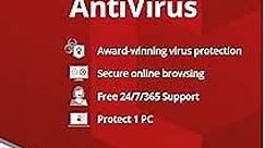 McAfee AntiVirus Protection | 1 PC (Windows)| Internet Security Software | 1 Year Subscription | Key Card