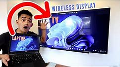 How to setup Wireless Display from your Laptop to your TV Screen!