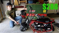 I Bought The CHEAPEST Mini Bike From Walmart... Coleman CC100X