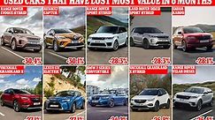Used car prices take a U-turn: Biggest fallers in the last 6 months