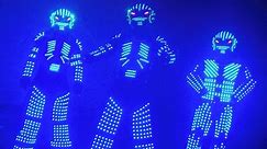 LED Light-Up Robot Party Dancers