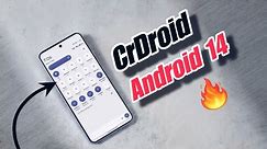 Finally STABLE CrDroid Custom ROM: ft. Android 14 is here | Android 11 QS Panel 🤩