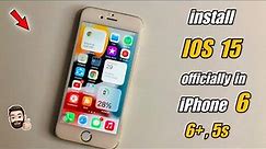How to update iPhone 6 on IOS 15 || How to install IOS 15 in iphone 6